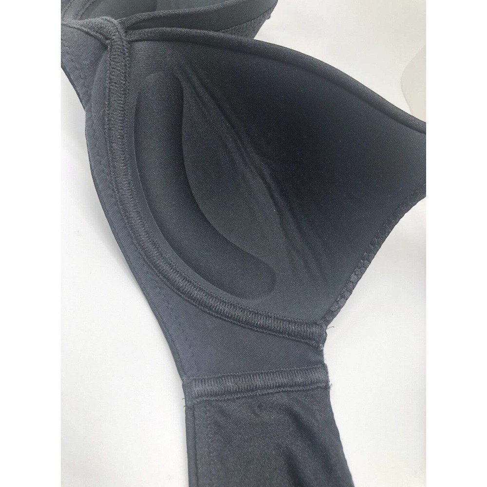 Warners Bra Blissful Benefits 36B Wire-Free Lift Back Soothing W4013 Black B2 - Picture 6 of 9